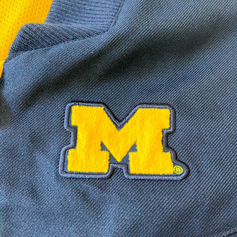 NWOT University of Michigan Nike On-Field Mens L Wolverine full zip jacket - Picture 6 of 15
